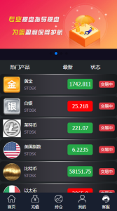 2021微盘完美运营版-虚拟币-黄金白银-外汇-亏损百分比不全亏-只有中文