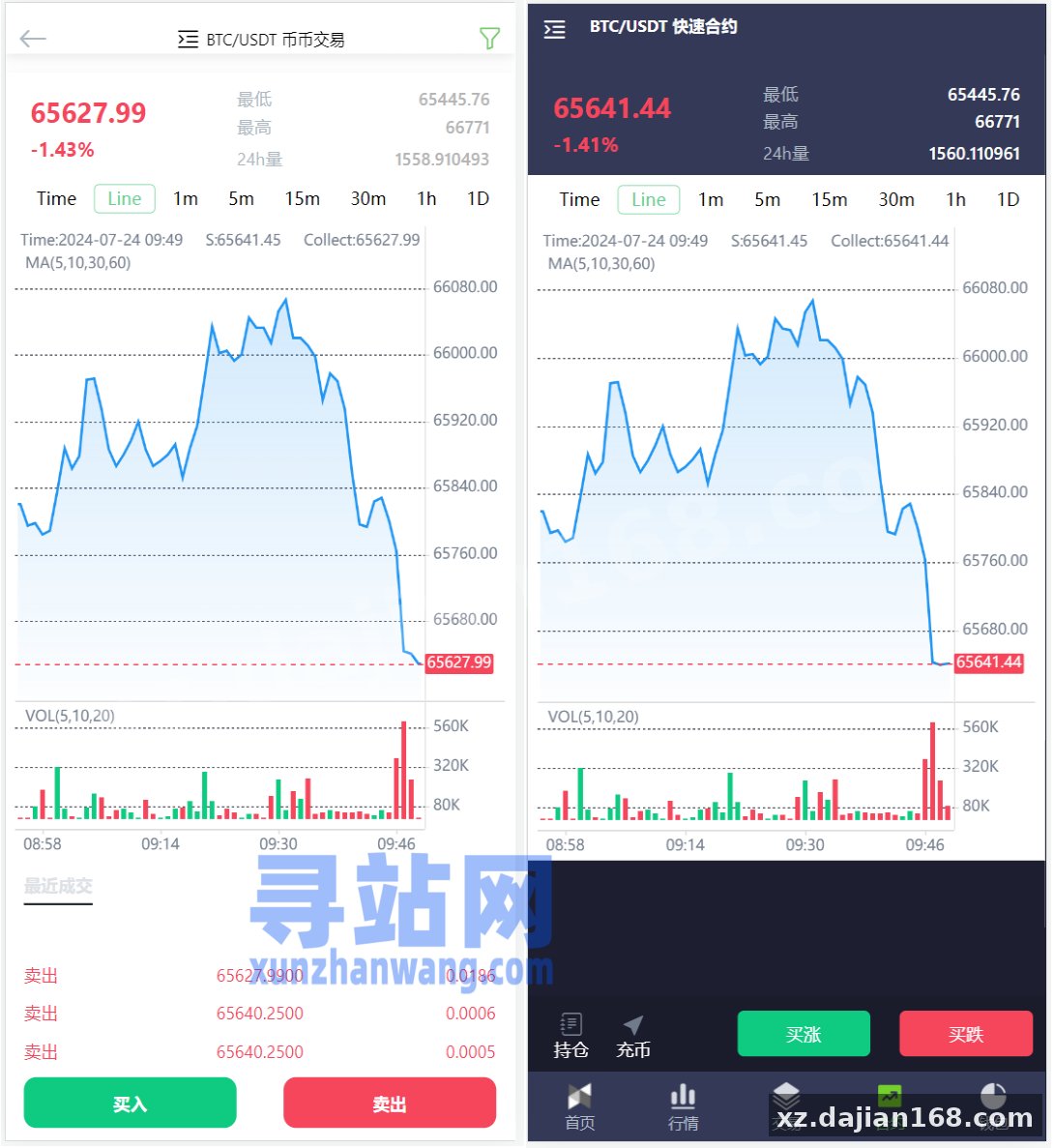 【永久免费】新版多语言交易所/秒合约/币币合约/新币认购/平台币/搭建教程-寻站网
