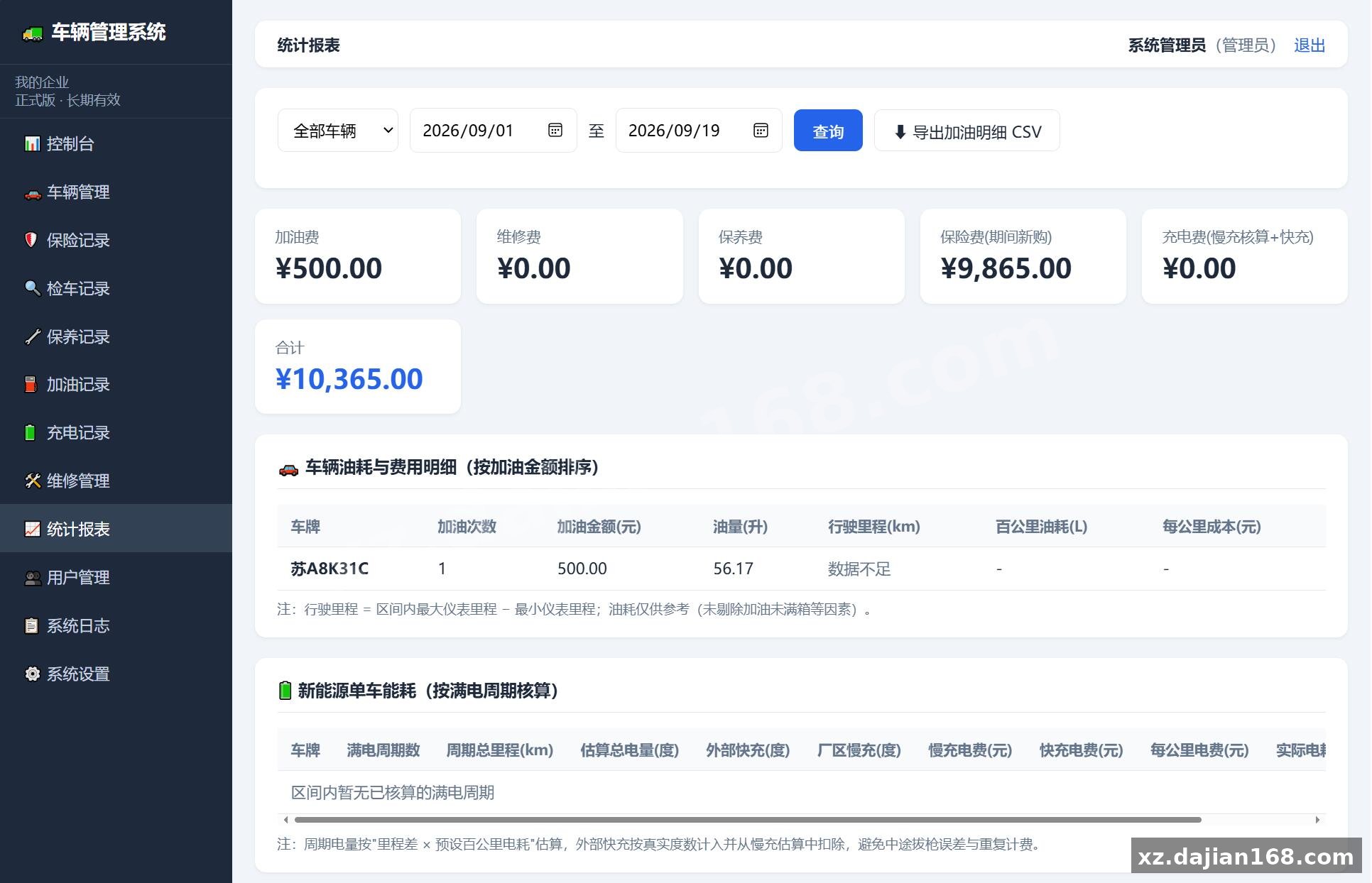 车辆管理系统网站源码 - 搭建168